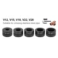 Miniatyrbillede 2 af 2: Hydraulisk Rørværktøj, Pex Fittings Kompatibilitet, Cooper Cube Presseforme, V12 15 18 22 28mm
