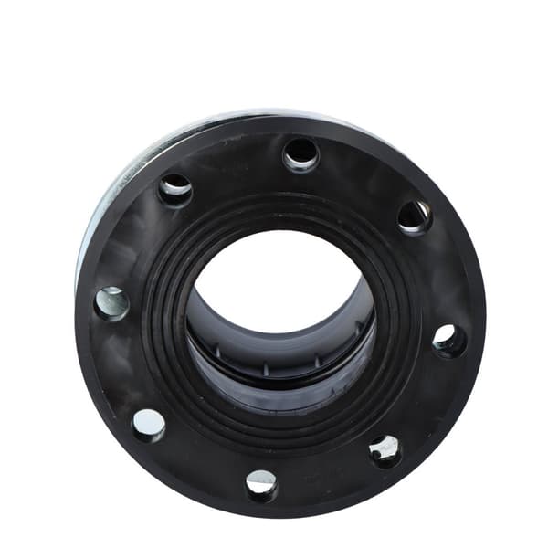 Klemflange PP 110x4"" DN100, PN10/PN16 med flange, til PE-rør, sort