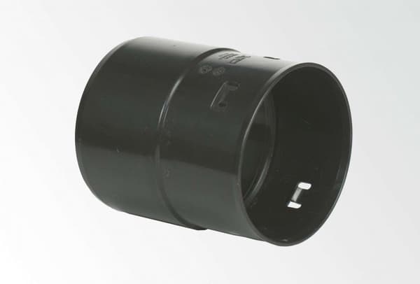 PVC-viemäröintiliitos DN/OD 100x110 viemäriputkesta kouruputkeen, musta