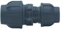 Miniatyrbillede 1 af 2: Kompressionsfitting PP 32x25 PN16, til PE-rør, sort