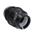 Miniatyrbillede 3 af 5: Kompressionsfitting PP 63x2"" GW indvendig gevind PN16, til PE-rør, sort