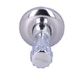 Miniatyrbillede 3 af 4: Opal vinkelventil kugleformet krom 1/2""-1/2""