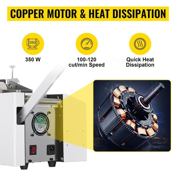 350W automatisk värmekrymprör skärare med kallskärningsfunktion, mikrodatorstyrning, precisionsskärning, bred applikation