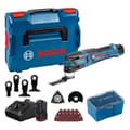 Miniatyrbild 1 av 6: Bosch Professional GOP 12V-28 Kutter-Slip + 2 batterier 3,0Ah + Tillbehör + L-BOXX - 06018B5006