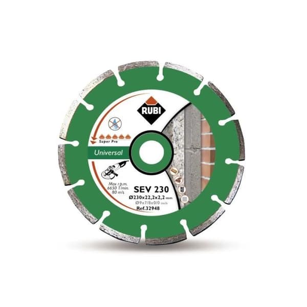 RUBI SEV PRO kapskiva (125 mm) - Byggplatsmaterial, tegel, betong, platta