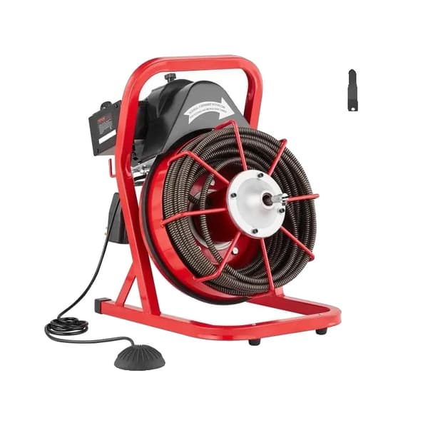 Avloppsrensningsmaskin, miljövänlig, 75 fot längd, 370 W effekt