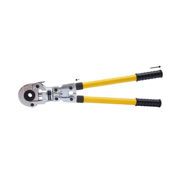 Rörkrimpverktyg, 6T presskraft, 58 cm storlek,Gul