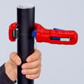 Miniatyrbild 4 av 6: Knipex Rörskärare DP50 Rörskärare för plastbelagda plastavloppsrör 202mm 90 23 01 BK