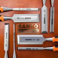 Miniatyrbild 3 av 5: Trämejslar - BAHCO - 424P-S8-EUR - Bi-material handtag - Rostfritt stålblad - Trälåda