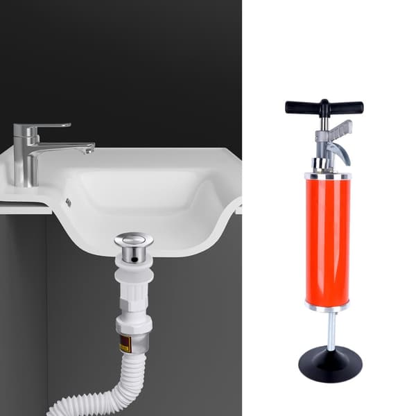 Bærbar højtryks toiletplunger, 0,7 Mpa maksimalt tryk, alsidig anvendelse, kompakt design