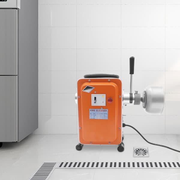 Avloppsrensningsmaskin, 750W motor, 20m rengöringslängd