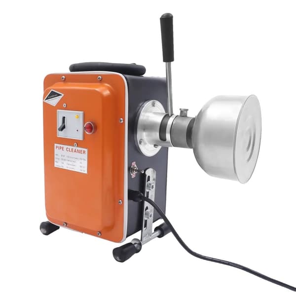 Elektrisk Avloppsrengöringsmaskin, Nominell Effekt 750W, Maximal Grävmaskinslängd 20M, Tillämpbar Rördiameter 20-110mm,Orange