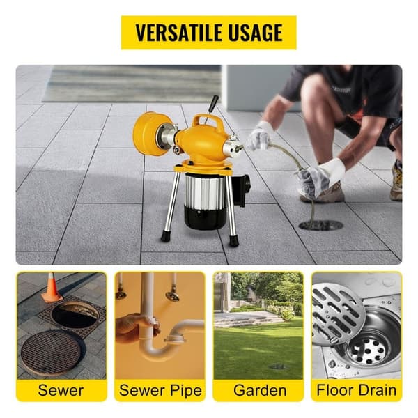 400W 400rpm professionell elektrisk muddermaskin med 6 knivar, 2-vägsbrytare