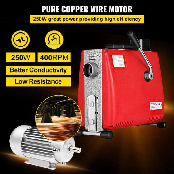 250W 400RPM professionell multifunktionell elektrisk avloppsmuddringsmaskin