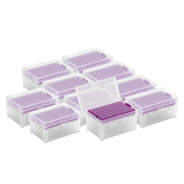 Steinberg Systems - Pipettspetsar - 10 µl - DNAse/RNAse-fria - I pipettspetsbox - 10 x 96 st.