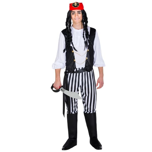 Piratkaptajn Brysk kostume