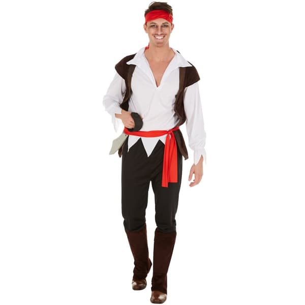Piratkaptajn kostume