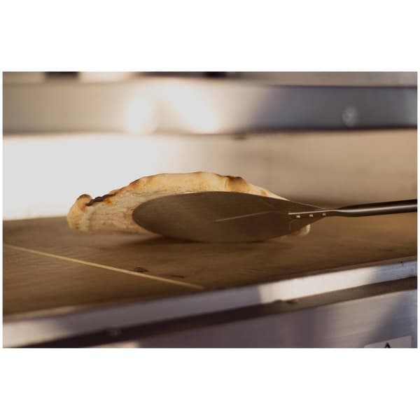 GIMETAL Pizzaspade - Ø20 cm - Handtag: 75 cm - Rostfritt stål