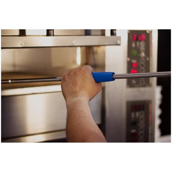 GIMETAL Pizzaspade - Ø20 cm - Handtag: 75 cm - Rostfritt stål