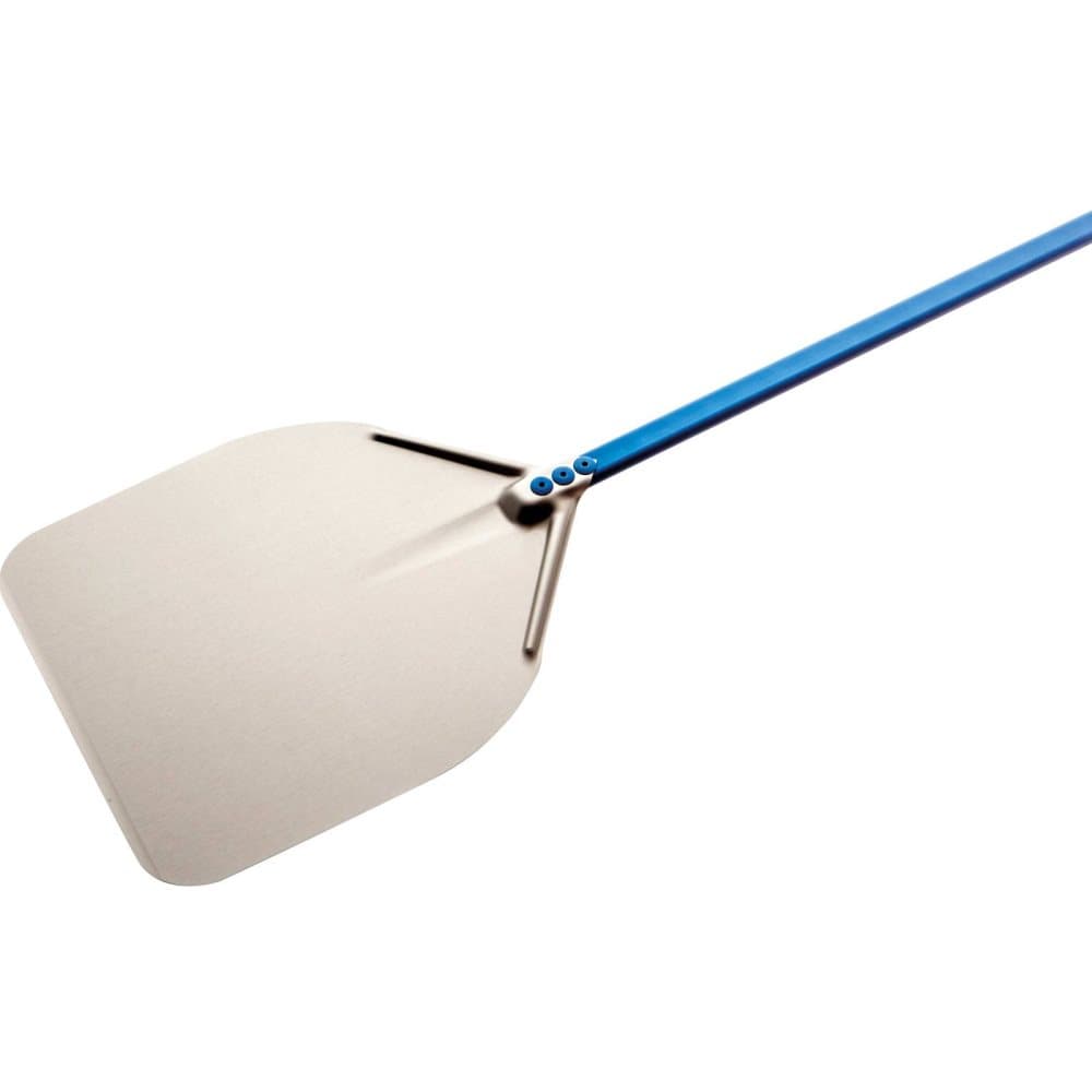 GIMETAL Pizzaspade - 45 x 45 cm - Handtag: 60 cm - Aluminium (anodiserat)
