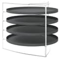 Miniatyrbilde 4 av 6: vidaXL Pizzapanner 4 stk med stativ Ø 28 cm stål