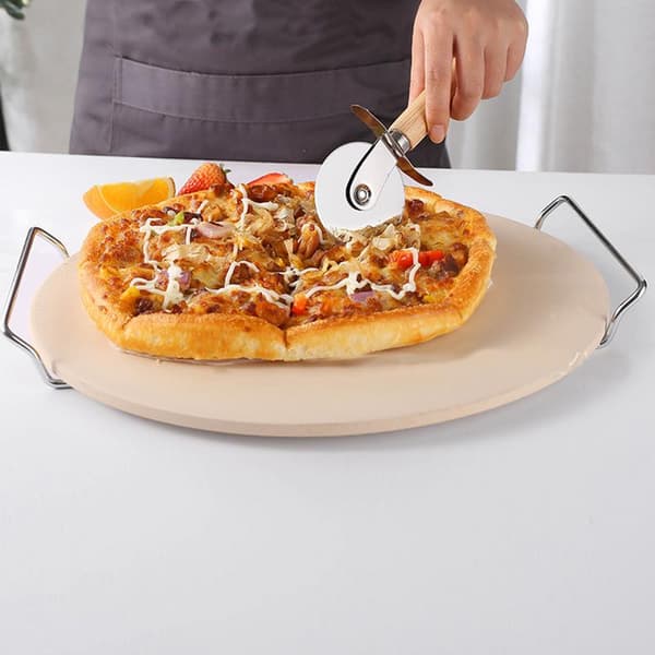 Pizza-paistinpannu, tarttumaton pinta, 13 tuumaa, ihanteellinen kotikäyttöön