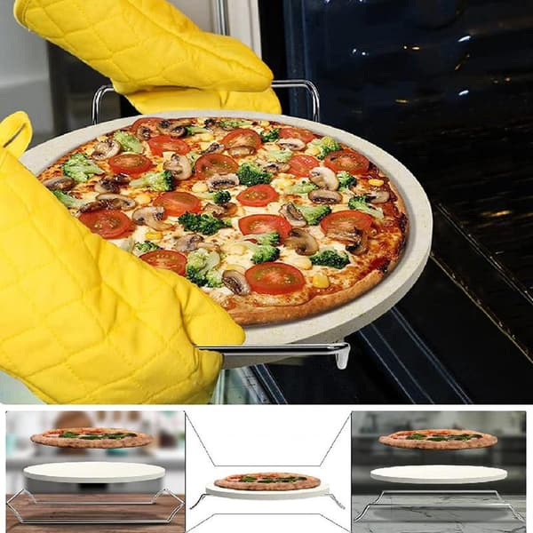 Pizza-paistinpannu, tarttumaton pinta, 13 tuumaa, ihanteellinen kotikäyttöön