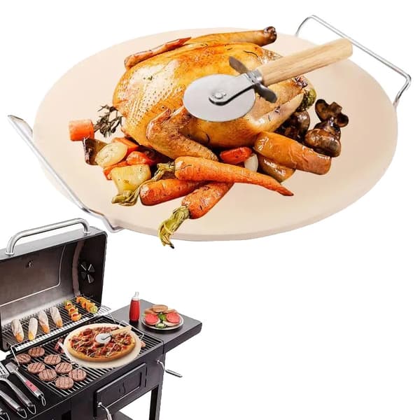 Pizza-paistinpannu, tarttumaton pinta, 13 tuumaa, ihanteellinen kotikäyttöön