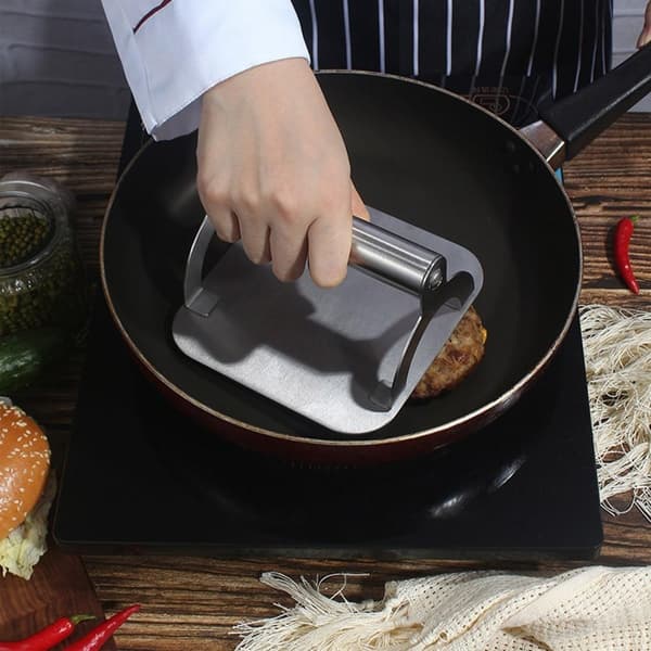Smashburger Hamburgerpresse Smash brain Rustfritt stål