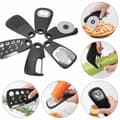 Miniatyrbild 8 av 11: 6-i-1 Pizza Cutter konservöppnare Vitlöksmätare Skalare etc