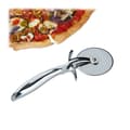 Miniatyrbild 1 av 6: Relaxdays Professionell pizzaskärare med 7 cm blad i rostfritt stål, pizzakniv med halkfritt handtag, silver
