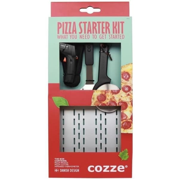 3-delt sæt: skovl, termometer og hjul - COZZE - 90380