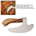 Miniatyrbillede 8 af 11: Pizza Huggeøkse Rustfrit stål Håndlavet Viking Pizza Huggeøkse med træhåndtag