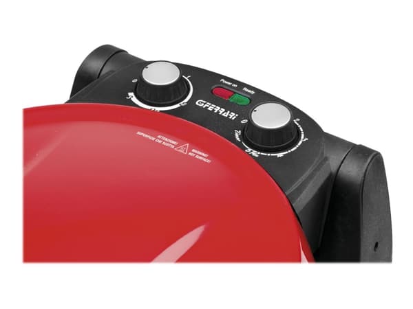 G3 Ferrari G10032 Pizzeria Snack Napoletana - Pizzaovn - 1.2 kW - rød/svart