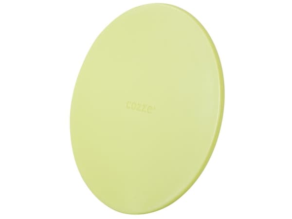 Cozze® pizzabræt i plast Ø350x10 mm lysgrøn