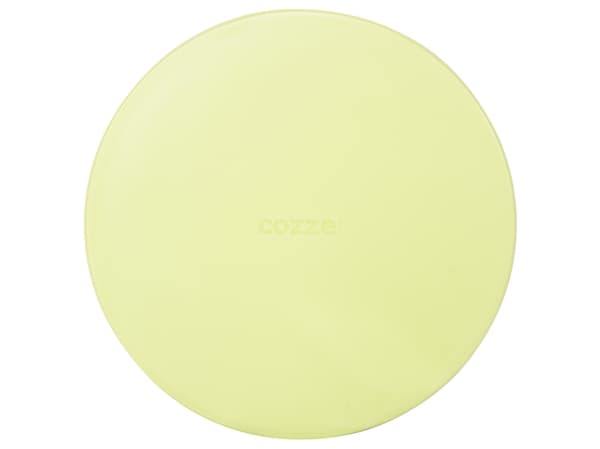 Cozze® pizzabræt i plast Ø350x10 mm lysgrøn