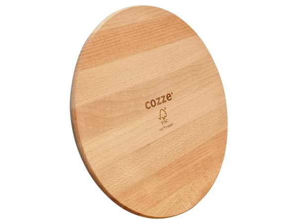 Cozze® pizzabræt Ø350x12 mm bøgetræ