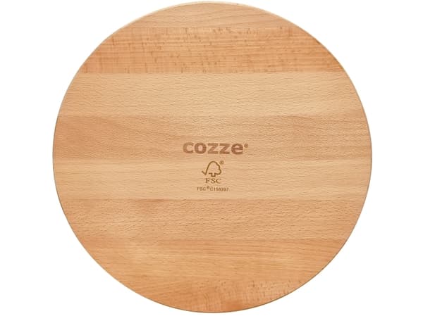 Cozze® pizzabræt Ø350x12 mm bøgetræ