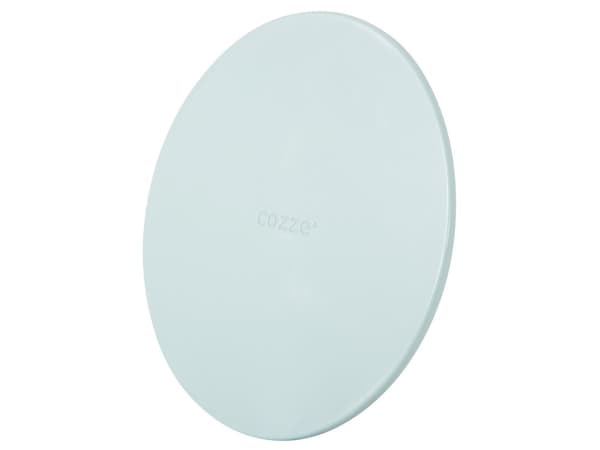 Cozze® pizzabord i plast Ø350x10 mm ljusblå