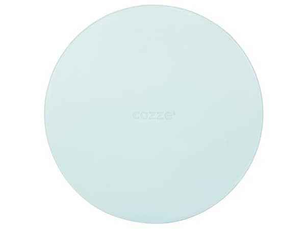 Cozze® pizzabræt i plast Ø350x10 mm lysblå