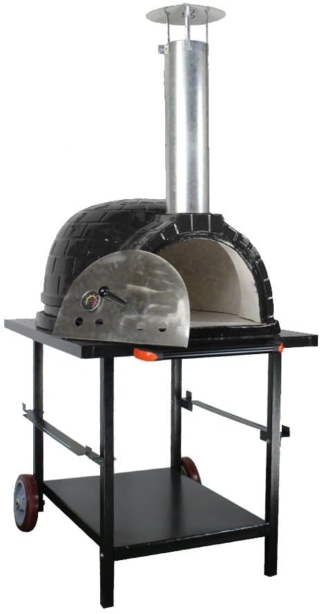 Pizzaugn i Kamado stil med vagn