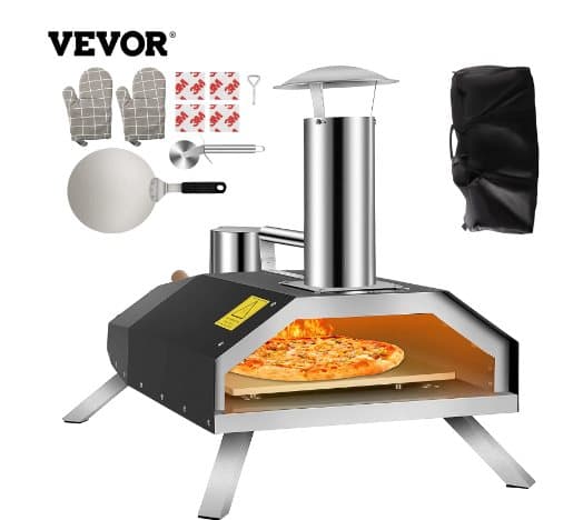 Pizzaugn portabel inkluderar tillbehör