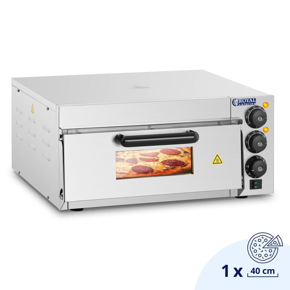 Royal Catering Pizzaugn - 1 ugnsvalv - 2000 W