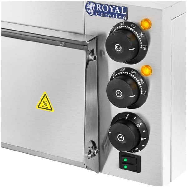 Royal Catering Pizzaugn - 1 ugnskammare - Ø 60 cm - Glasdörr