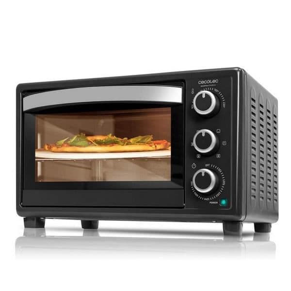 Varmluftsugn med grill och pizzapanna 1500W Färg - Vit