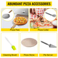 Miniatyrbild 7 av 8: 13" mångsidig pizzaugn i rostfritt stål med kompletta tillbehör, lämplig för 22" gas- och kolgrillar, stabil temperatur, lätt att använda