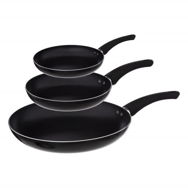 Set med 3 stekpannor 20/24/28 cm non-stick beläggning Secret de gourmet