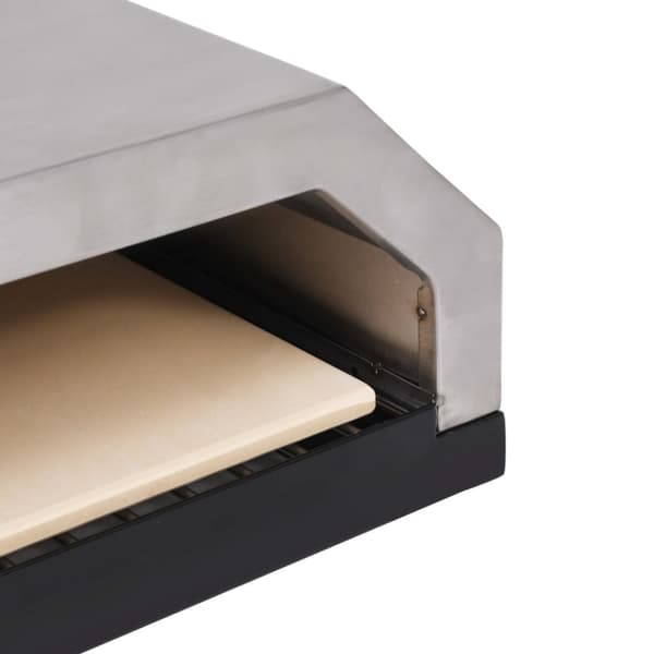 The Living Store Pizzaugn med keramisk sten för gas/kol-grill -  Pizzamaskiner & pizzaugnar