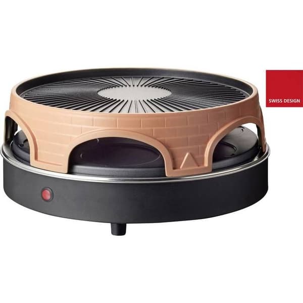 Pizza-grillapparat - Pizzarette - Mini Pizza - 1200 Watt - Variabel temperatur - 6 personer