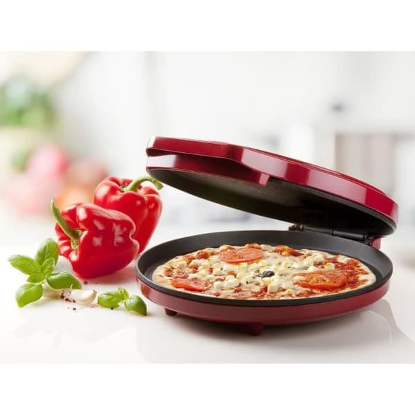 Pizzaugn - DOMO - My express - 1450W - Röd - Timer - Variabel temperatur